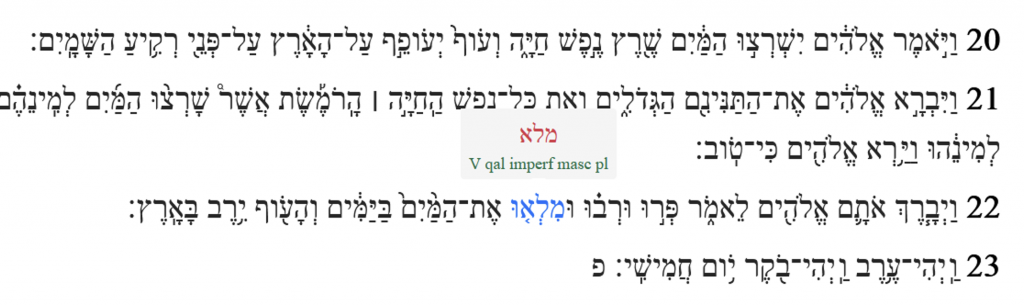 Bible Hebrew Image hovering over word