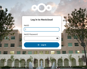 HumNextcloud Login Page