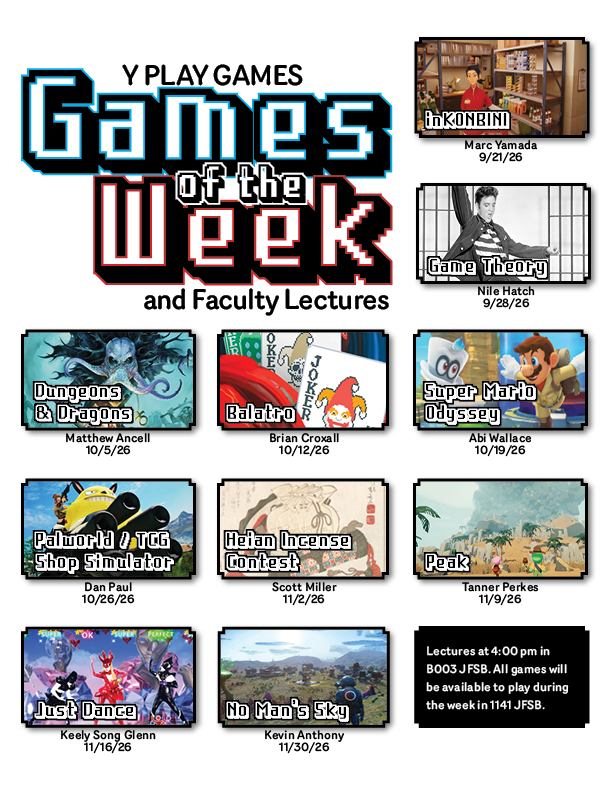 Y Play Games Schedule